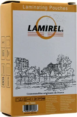 Lamirel CRC78665 Пакеты для ламинирования  (54x86 Gloss 125мкм уп.100шт)