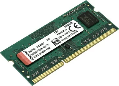 Модуль памяти Kingston ValueRAM KVR16LS11/4(WP) DDR3 SODIMM 4Gb PC3-12800 CL11 (for  NoteBook)