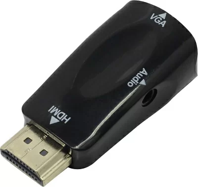 Адаптер HDMI (M)  -> VGA (15F)  + audio  (EX-HDMIM-VGAF-C) Exegate EX284927RUS