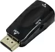 Адаптер HDMI (M)  -> VGA (15F)  + audio  (EX-HDMIM-VGAF-C) Exegate EX284927RUS