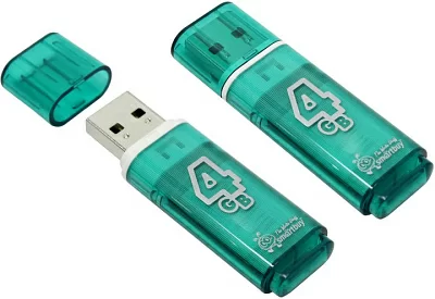 Накопитель SmartBuy Glossy SB4GBGS-G USB2.0 Flash Drive 4Gb (RTL)