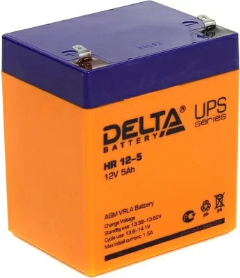 Аккумулятор Delta HR 12-5 (12V 5Ah) для  UPS