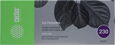 Картридж Cactus CS-TN230BK Black для Brother  DCP-9010CN HL-3040CN/3070CW  MFC-9120CN/9320CW