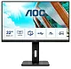 32" AOC U32P2CA Black с поворотом экрана (4K VA 3840x2160 4 ms 178°/178° 350 cd/m 50M:1  +2xHDMI 2.0  +DP)