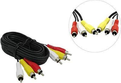 Hama 43134 Кабель  3RCA-M  --> 3RCA-M 2м