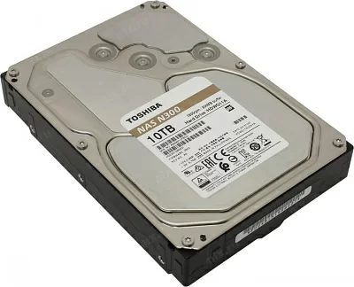 Жёсткий диск HDD 10 Tb SATA 6Gb/s Toshiba NAS N300 HDWG11AEZSTA (RTL) 3.5" 7200rpm 256Mb