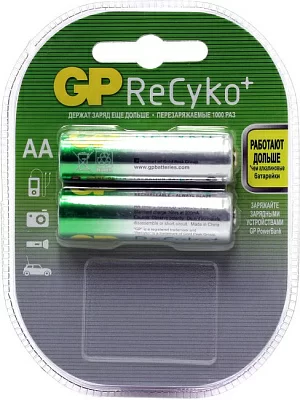 Аккумулятор GP 210AAHCB-2 (1.2V 2050mAh) NiMh Size "AA" уп.2 шт