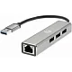 VCOM <DH312A> Кабель-адаптер USB3.0 ->  3xUSB3.0 +  RJ45