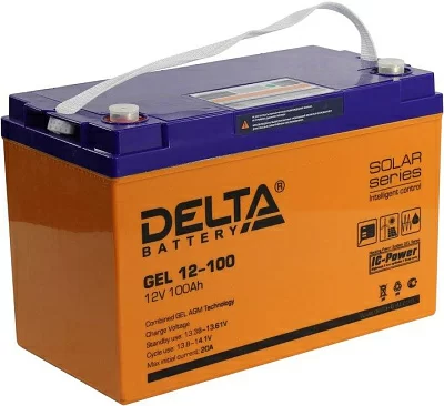 Аккумулятор Delta GEL 12-100 (12V 100Ah) для UPS