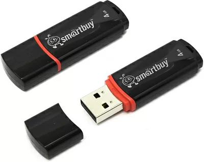 Накопитель SmartBuy Crown SB4GBCRW-K USB2.0 Flash Drive  4Gb (RTL)