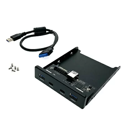 Espada <EFL5001>USB3.0 2-port+USB3.0-C 2-port Front Panel (крепление на лицевую  панель корпуса  3.5")