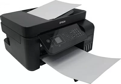 Комбайн Epson L5190 (A4 струйное МФУ факс LCD 33 стр/мин 5760 optimized dpi 4краски  USB2.0  ADF WiFi сетевой)