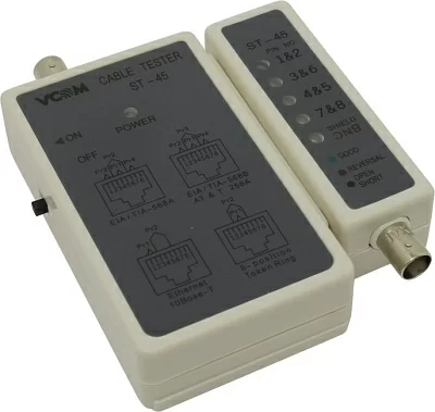 VCOM D1930 LAN  тестер  для BNC  RJ-45