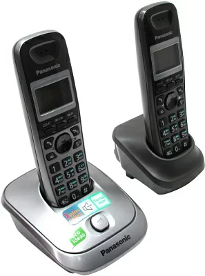 Panasonic KX-TG2512RU1 Titan р/телефон (2 трубки  с ЖК диспл. DECT)