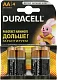 Элемент питания Duracell  MN1500-4 (LR6) Size AA 1.5Vщелочной  (alkaline) уп.4 шт