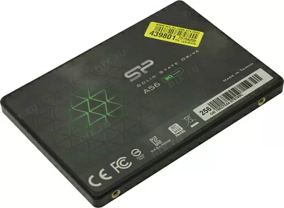 Накопитель SSD 256 Gb SATA 6Gb/s Silicon Power A56 SP256GBSS3A56B25 2.5"  3D TLC