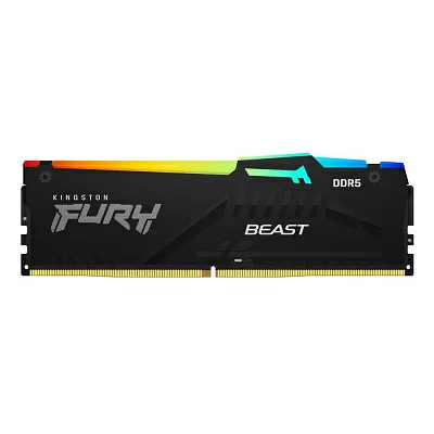 Модуль памяти Kingston Fury Beast RGB <KF548C38BBA-16> DDR5 DIMM 16Gb <PC5-38400>  CL38