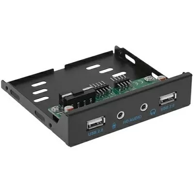 Espada <Eu235>USB2.0 2-port+audio Front Panel (крепление на  лицевую  панель корпуса 3.5")