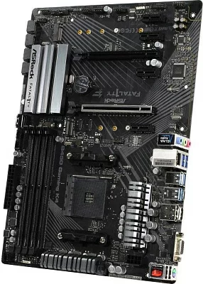 Мат. плата ASRock Fatal1ty B450 GAMING K4 (RTL) AM4 B450 2xPCI-E Dsub+HDMI+DP GbLAN  SATA ATX  4DDR4