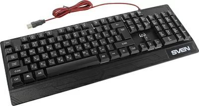 Клавиатура SVEN  KB-G8300 Black <USB> 104КЛ