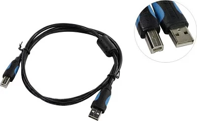 Vention VAS-A16-B100 Кабель USB 2.0 A-->B 1м 1 фильтр