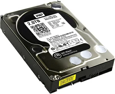 Жёсткий диск HDD 2 Tb SATA 6Gb/s Western Digital Black <WD2003FZEX>  3.5" 7200rpm  64Mb