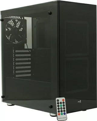 Корпус Miditower Aerocool TOR Tor-G-BK-v1 Black ATX без БП с окном