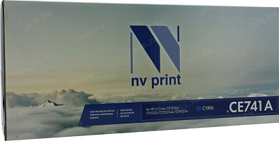 Картридж NV-Print аналог CE741A Cyan для HP Color LaserJet  CP5220/1/3/5/79