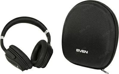 Наушники с микрофоном SVEN AP-B900MV Black (Bluetooth беспроводные + шнур 1.2м с регулятором  громкости)