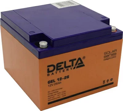 Аккумулятор Delta  GEL 12-26 (12V 26Ah)