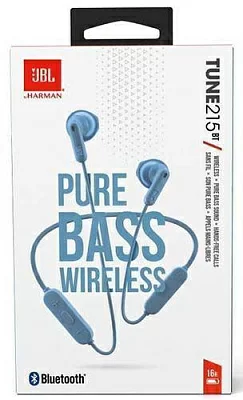 Гарнитура WRL T215BT BLUE  JBL