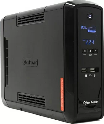 ИБП UPS 1300VA CyberPower CP1300EPFCLCD защита телефонной линии ComPort USB+2xUSB  для  зарядки мобильных  устройств