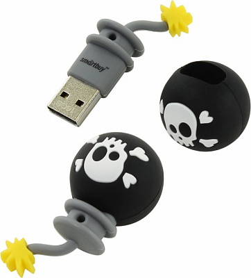 Накопитель SmartBuy Wild Bomb SB16GBBomb USB2.0 Flash Drive 16Gb (RTL)