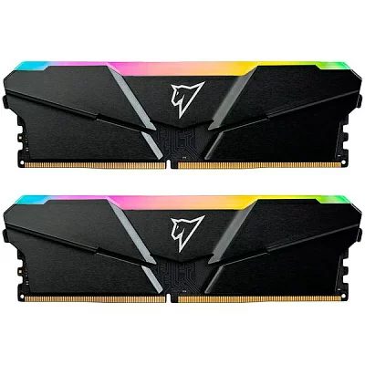 Модуль памяти Netac Shadow RGB <NTSRD4P32DP-16E> DDR4 DIMM 16Gb  KIT 2*8Gb <PC4-25600> CL18