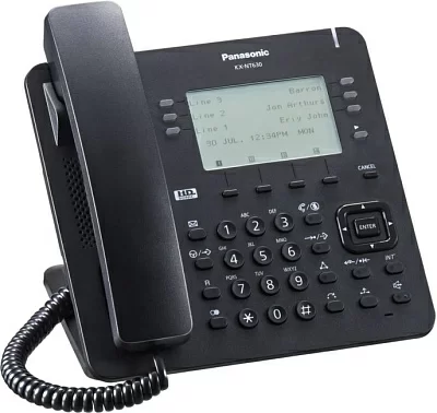 Телефон IP  Panasonic KX-NT630RU  белый