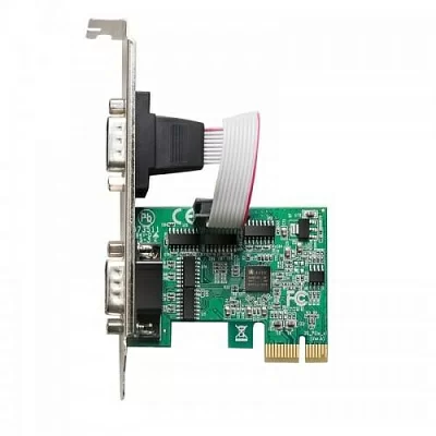 Контроллер KS-is <KS-575>  (RTL) PCI-Ex1  2xCOM9M