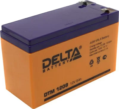 Аккумулятор Delta DTM 1209 (12V 9Ah)  для UPS