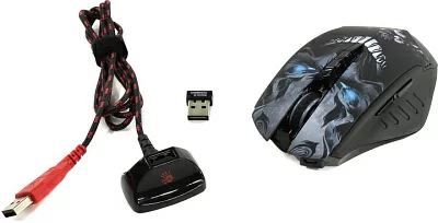 Манипулятор Bloody Wireless Gaming Mouse R80 Skull (RTL) USB 8btn+Roll