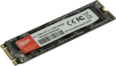 Накопитель SSD 240 Gb M.2 2280 B&M 6Gb/s Silicon Power M55 SP240GBSS3M55M28 TLC