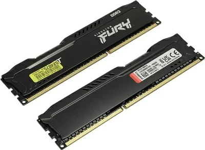 Модуль памяти Kingston Fury Beast KF316C10BBK2/8 DDR3 DIMM 8Gb KIT 2*4Gb PC3-12800 CL10