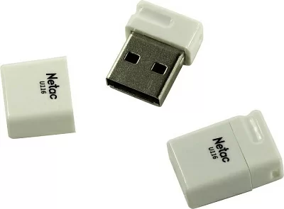 Накопитель Netac NT03U116N-064G-20WH USB2.0 Flash Drive 64Gb (RTL)