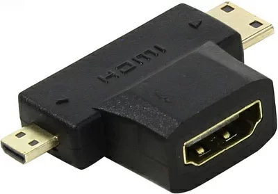 Orient C137 Переходник HDMI F -> mini HDMI M / micro  HDMI M