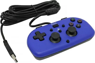 HORI Mini Blue (13кн. 4 поз.перекл. 2 мини-джойстика PS4) PS4-100E