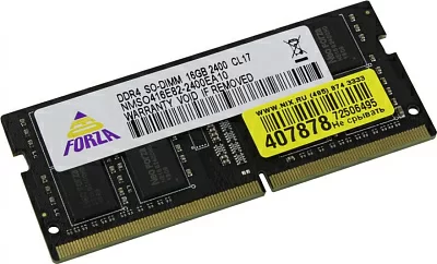 Модуль памяти Neo Forza NMSO416E82-2400EA10 DDR4 SODIMM 16Gb  PC4-19200  CL17(for  NoteBook)