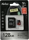 Карта памяти Netac <NT02P500PRO-128G-R> microSDXC Memory Card 128Gb A1 V30 UHS-I  U3 + microSD-->SD Adapter