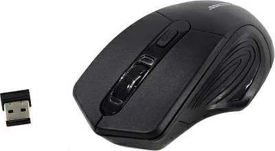 Манипулятор JETACCESS Wireless Optical Mouse OM-U61G Black (RTL)  USB 4btn+Roll  беспроводная