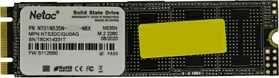 Накопитель SSD 512 Gb M.2 2280 B&M  6Gb/s  Netac N535N NT01N535N-512G-N8X