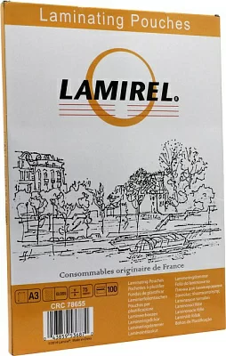 Lamirel CRC78655 Пакеты для ламинирования (A3 Gloss 75мкм  уп.100шт)