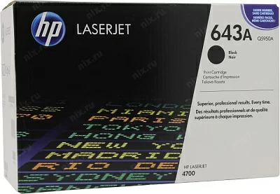 Картридж HP Q5950A (№643A) Black для HP  COLOR LJ 4700 серии