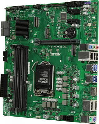 Материнская плата ASUS PRO B560M-C/CSM (RTL) LGA1200 B560 PCI-E+HDMI+DP  GbLAN  SATA MicroATX 4DDR4